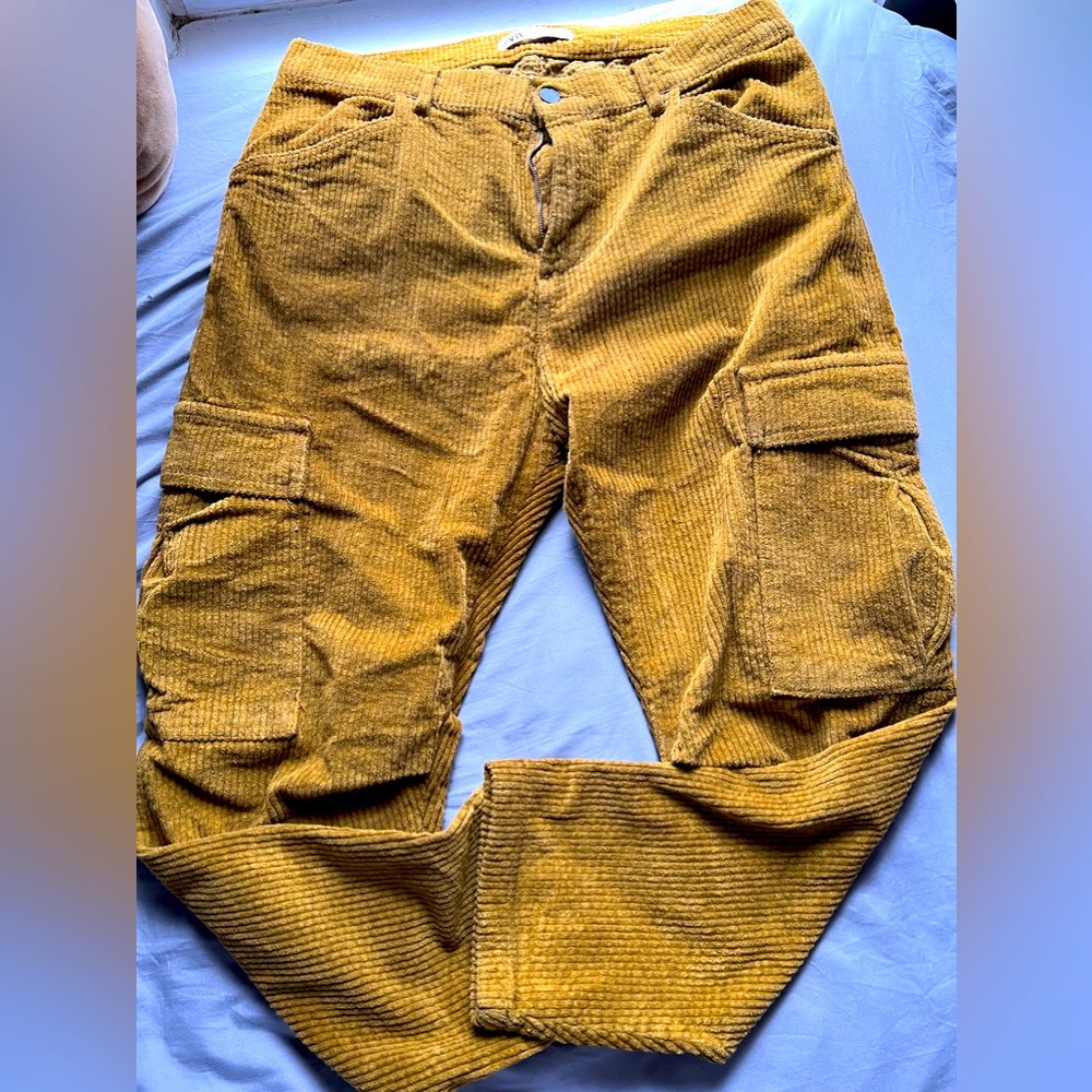 Zara cord cargos 36